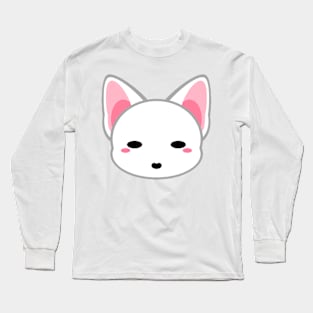 Cute White Bull Terrier Long Sleeve T-Shirt